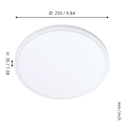 Eglo - LED Ceiling light LED/11,4W/230V