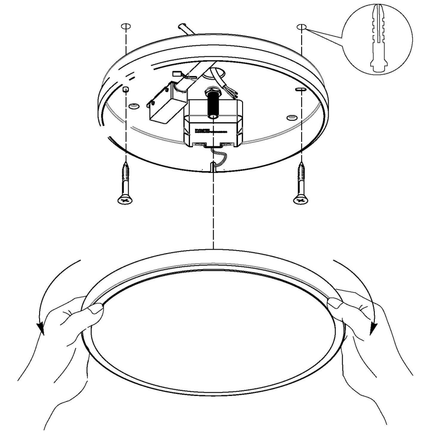 Eglo - LED Ceiling light LED/11,4W/230V