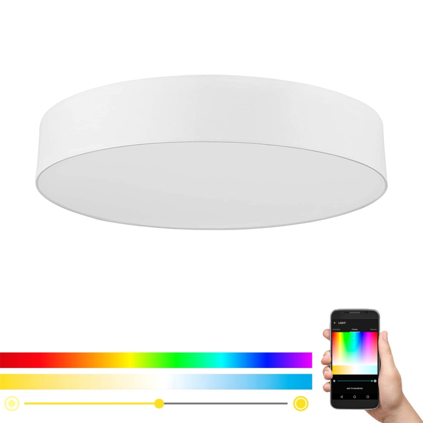 Eglo - LED RGB Dimmable ceiling light ROMAO-C LED/42W/230V + remote control