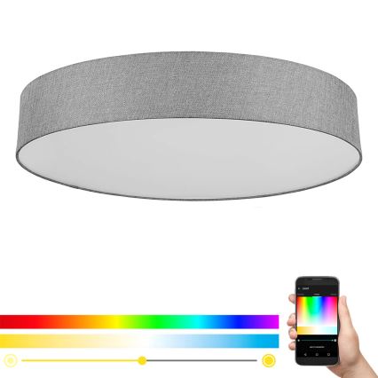 Eglo - LED RGBW Dimmable ceiling light ROMAO-C LED/45W/230V + remote control