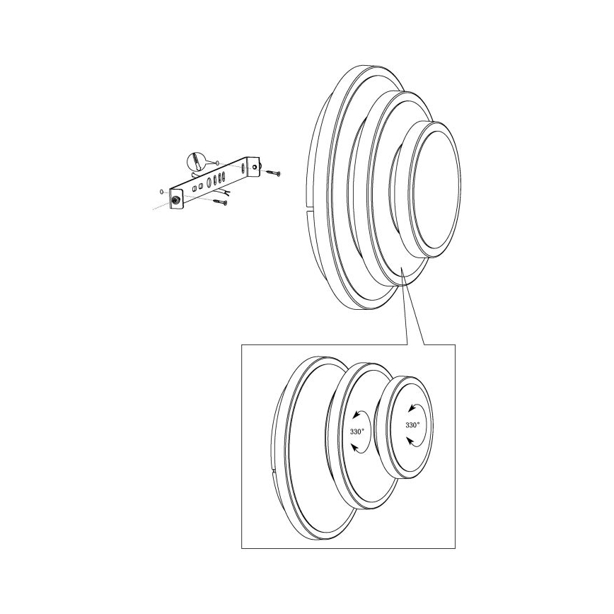 Eglo - LED Ceiling light LED/11,4W/230V + LED/8,6W + LED/5,4W