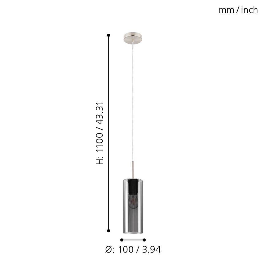 Eglo - Chandelier on a string 1xE27/15W/230V