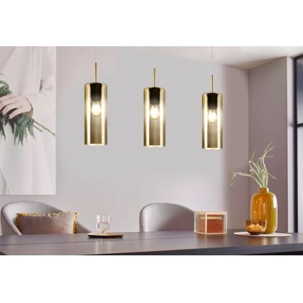 Eglo - Chandelier on a string 3xE27/15W/230V