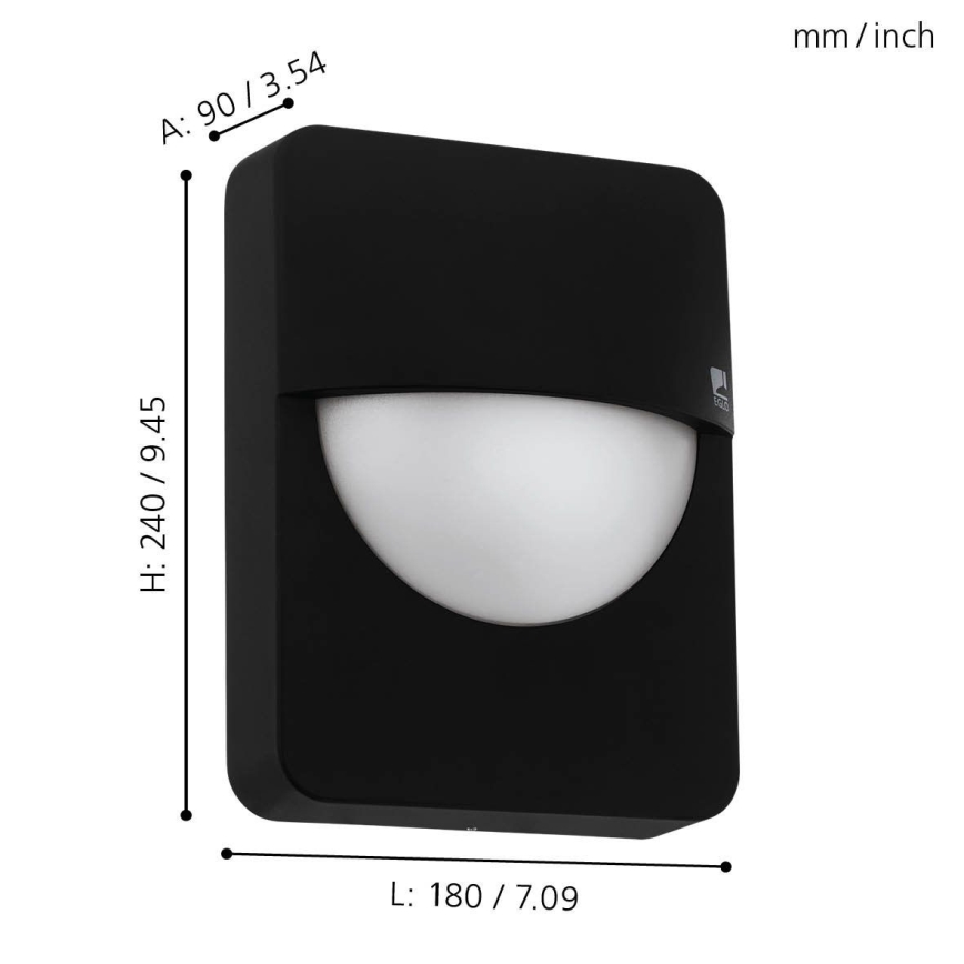 Eglo - Outdoor wall light 1xE27/28W/230V IP44