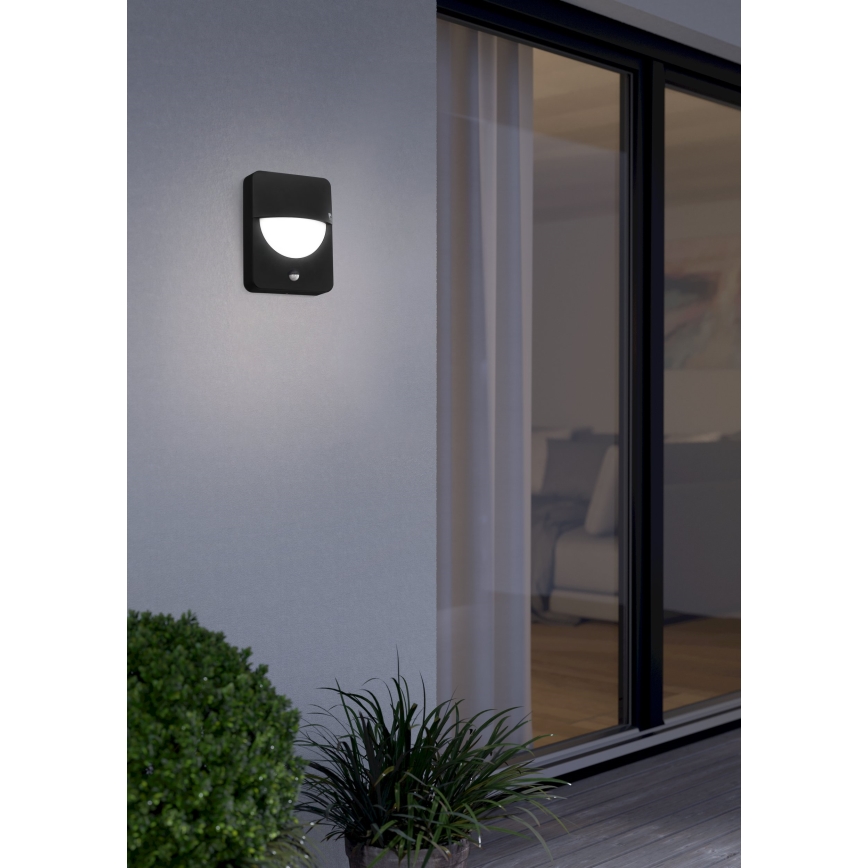 Eglo - Outdoor light with a sensor 1xE27/28W/230V IP44