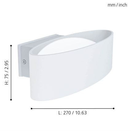Eglo - LED Outdoor wall light LED/10W/230V IP44