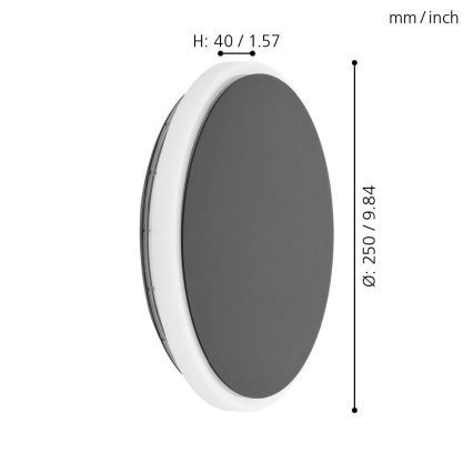 Eglo - LED Outdoor wall light LED/11,5W/230V IP44