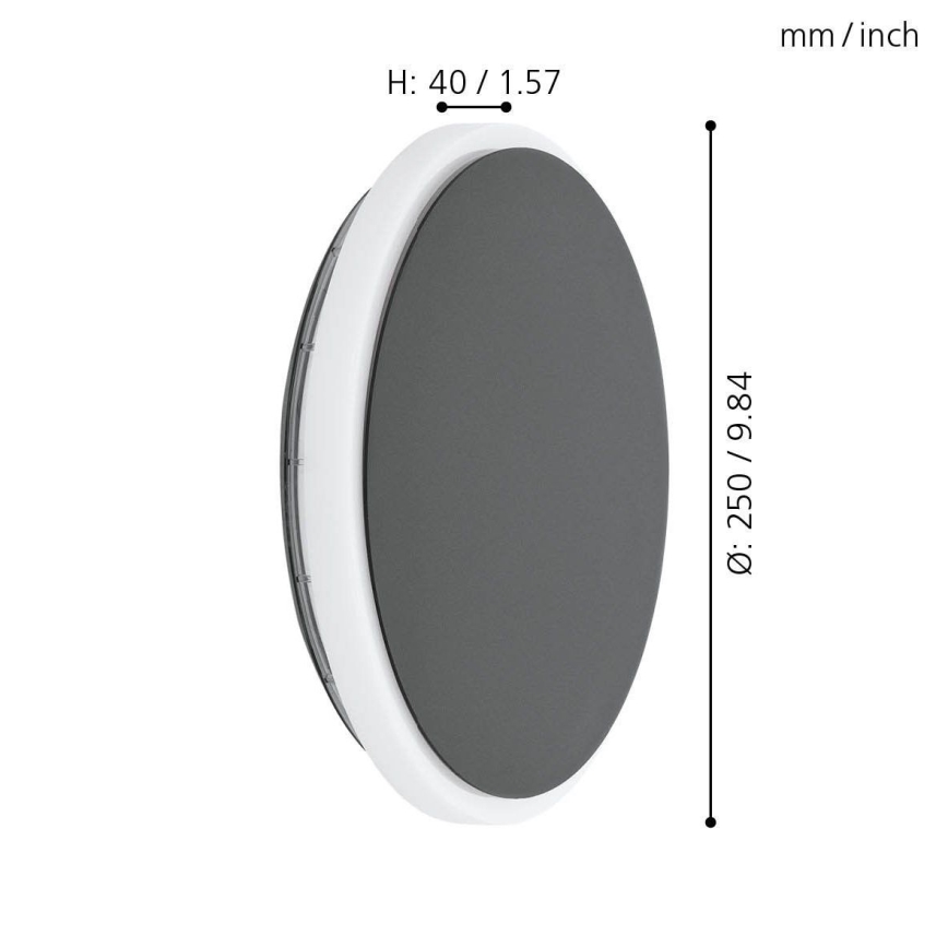 Eglo - LED Outdoor wall light LED/11,5W/230V IP44