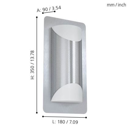 Eglo - Outdoor wall light 2xE27/10W/230V IP44