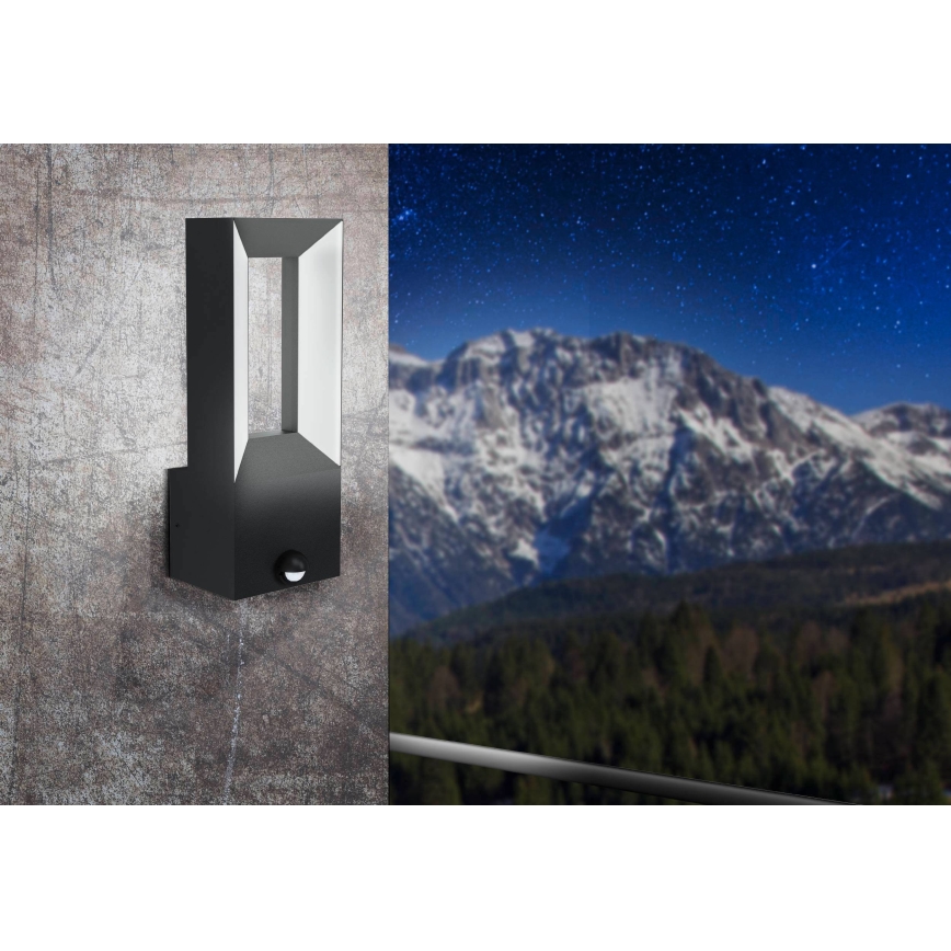Eglo - LED Outdoor light with a sensor 2xLED/5W/230V IP44