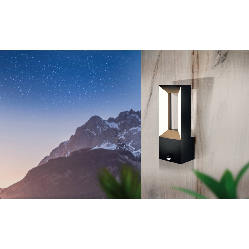 Eglo - LED Outdoor light with a sensor 2xLED/5W/230V IP44