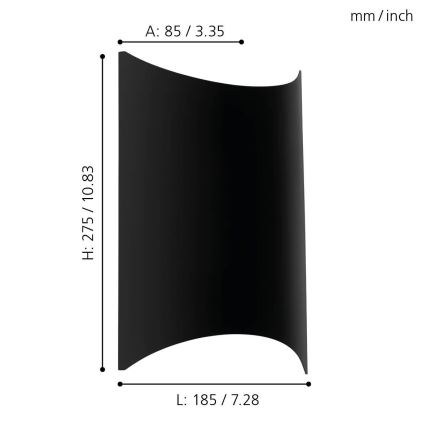 Eglo - LED Outdoor wall light LED/10W/230V IP44