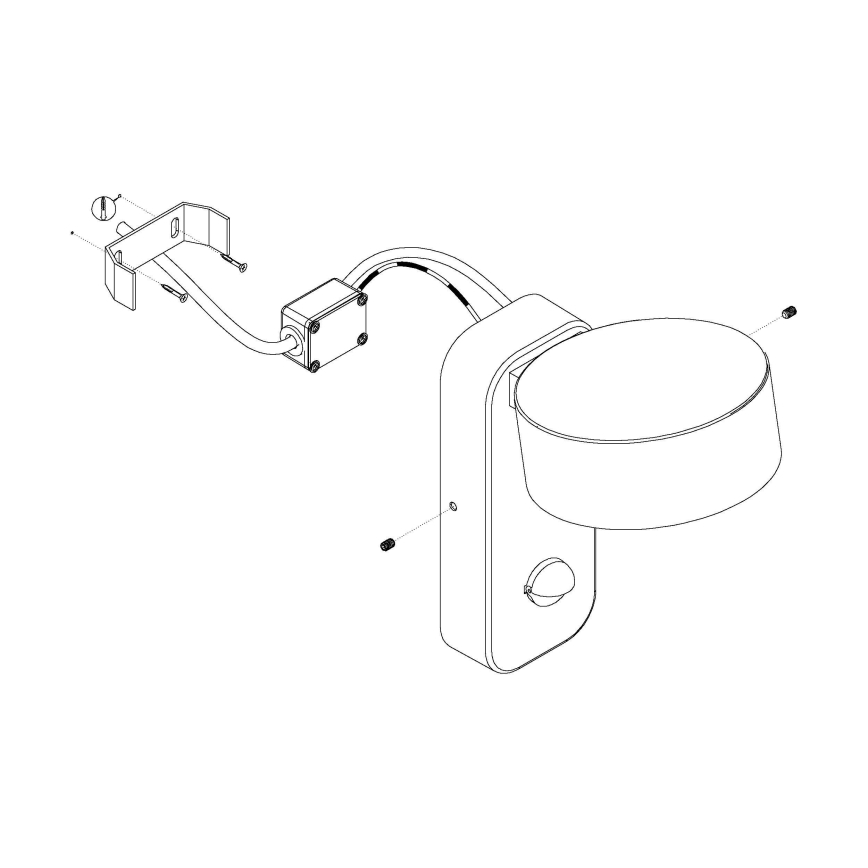 Eglo - LED Outdoor wall light with sensor LED/6W/230V IP44