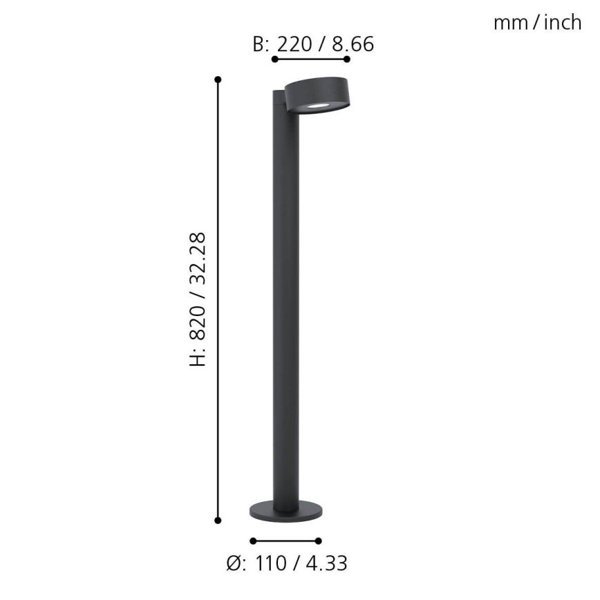 Eglo - LED Outdoor lamp LED/6W/230V IP44