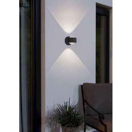 Eglo - LED Outdoor wall light 2xLED/2W/230V IP44