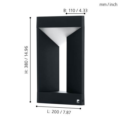 Eglo - LED Outdoor wall light LED/10W/230V IP54