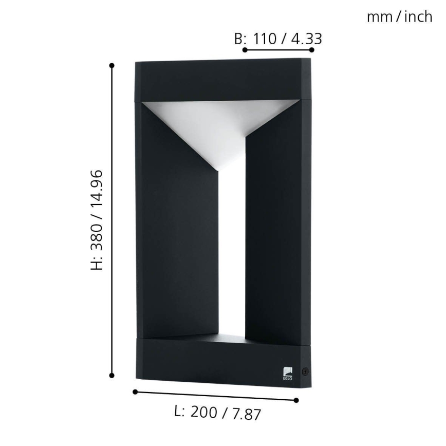 Eglo 98749 - NEMBRO LED Outdoor Lamp LED/10W/230V IP54