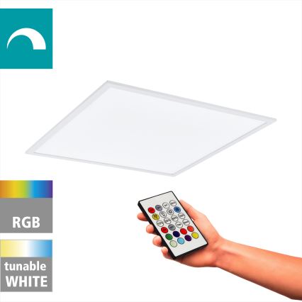 Eglo - RGBW Dimmable ceiling light LED/32,5W/230V 2700-6500K 60x60 cm + remote control