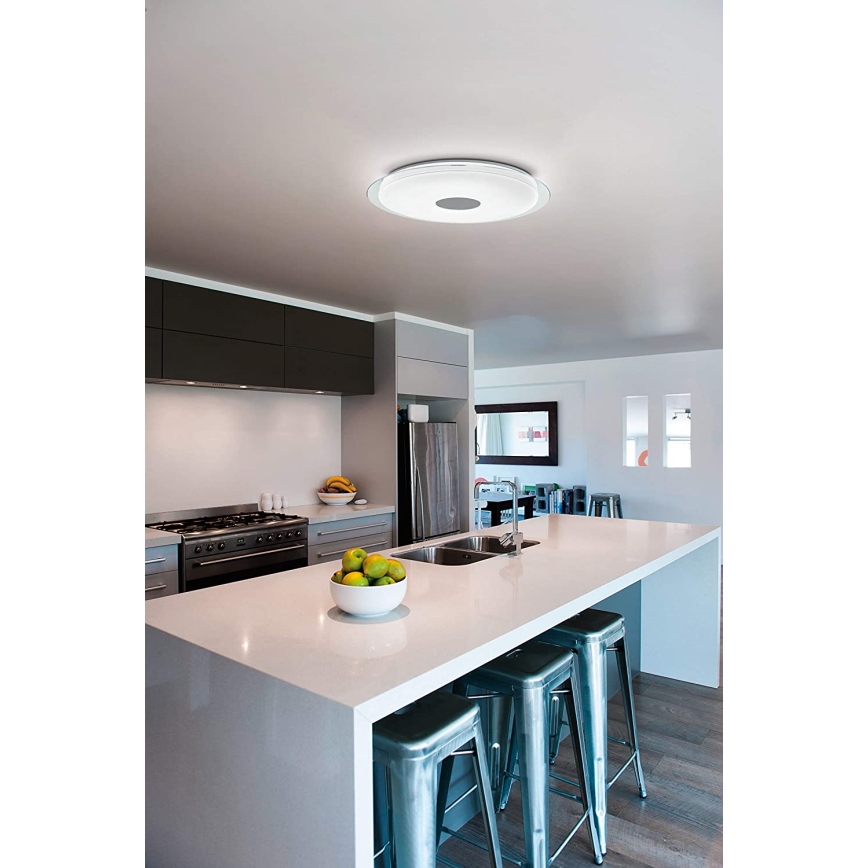 Eglo - LED RGB Dimmable ceiling light LANCIANO-C LED/53W/230V + remote control