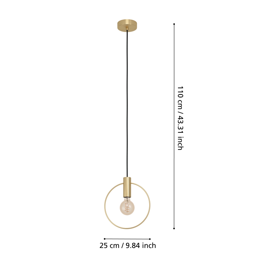 Eglo - Chandelier on a string 1xE27/40W/230V