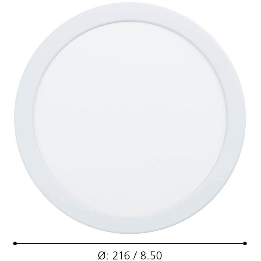 Eglo - LED Dimmable bathroom recessed light LED/16,5W/230V IP44 ZigBee
