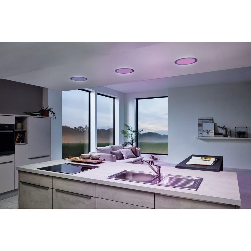 Eglo - LED Dimmable bathroom recessed light LED/16,5W/230V IP44 ZigBee
