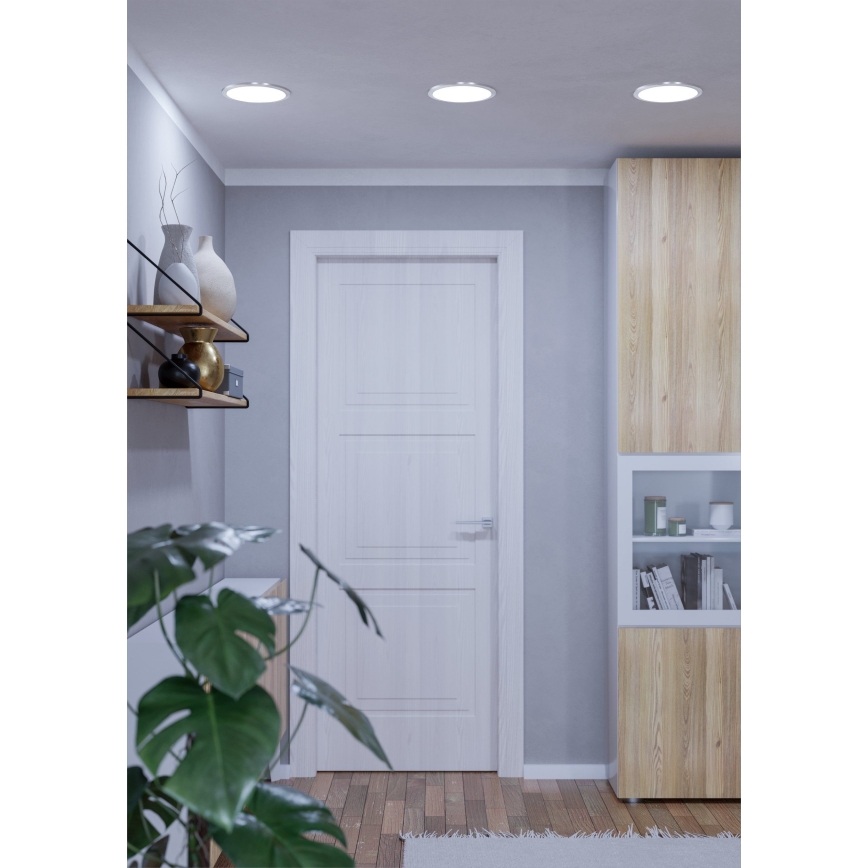 Eglo - LED Dimmable bathroom recessed light LED/16,5W/230V IP44 ZigBee