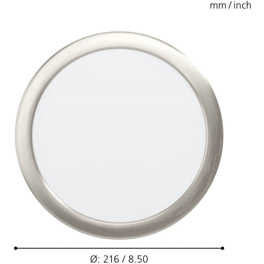 Eglo - LED Dimmable bathroom recessed light LED/16,5W/230V IP44 ZigBee