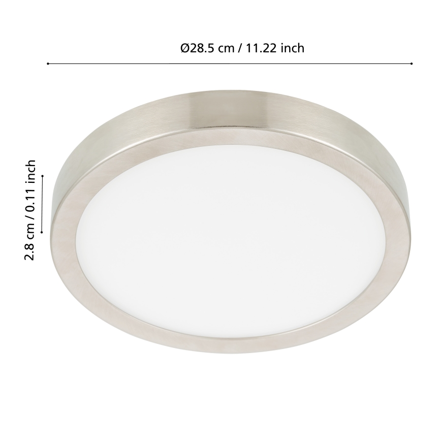 Eglo - LED Dimmable bathroom ceiling light LED/19,5W/230V 2700-6500K IP44 ZigBee