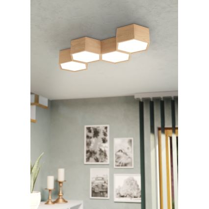 Eglo - Ceiling light 4xE27/9W/230V