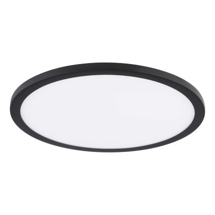 Eglo - LED recessed downlight, 22W/230V, 3000K, black, Ø 22.5 cm