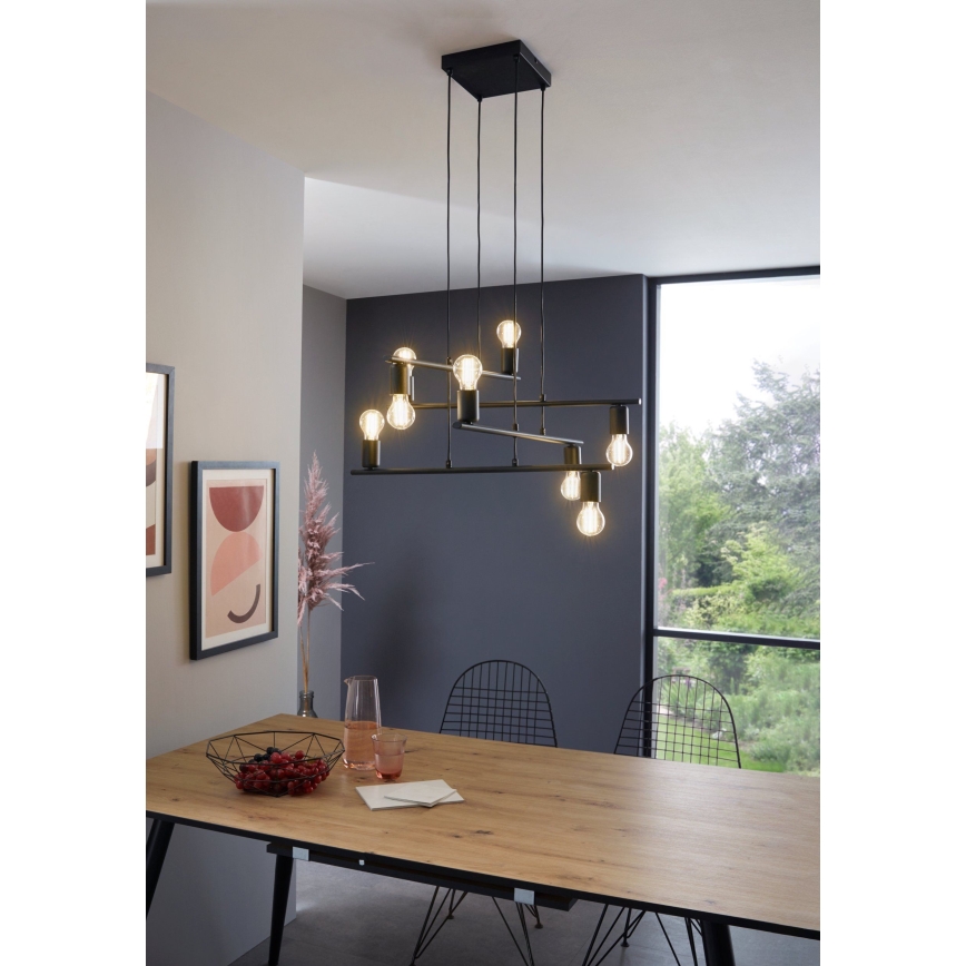 Eglo - Chandelier on a string 8xE27/40W/230V