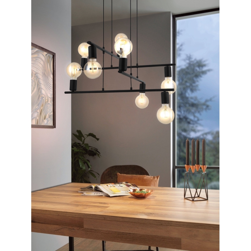Eglo - Chandelier on a string 8xE27/40W/230V