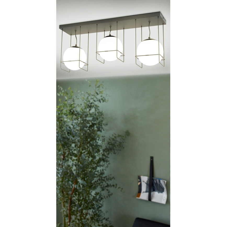 Eglo 99021 - VERSUOLA Ceiling Light 3x E27/40W/230V