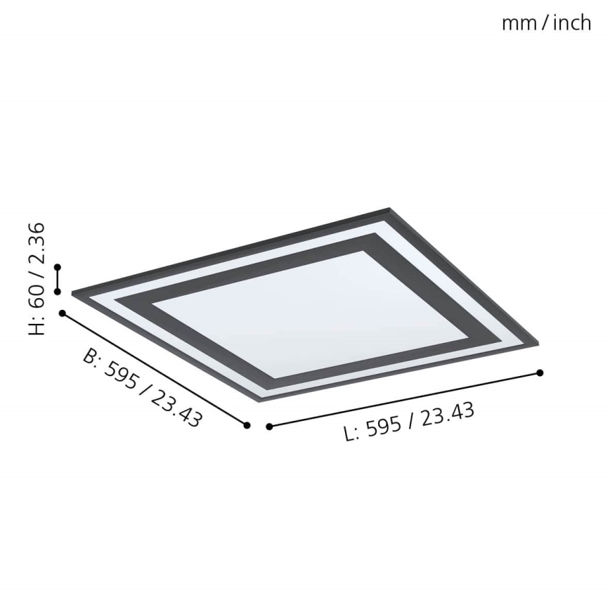 Eglo - LED Ceiling light LED/36W/230V