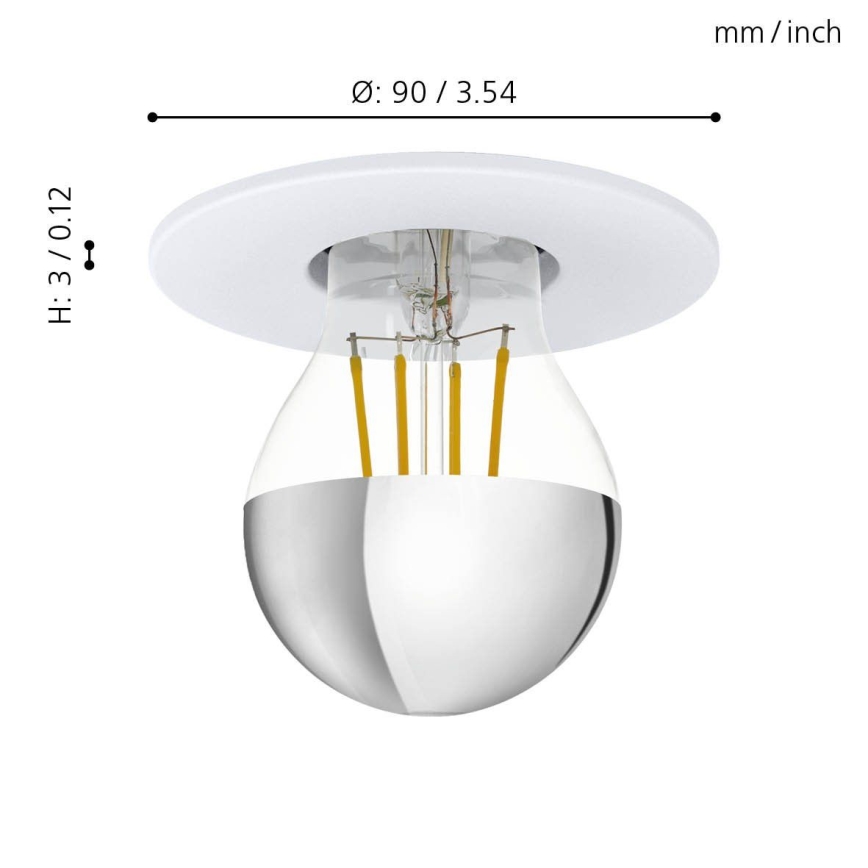 Eglo - Suspended light 1xE27/40W/230V
