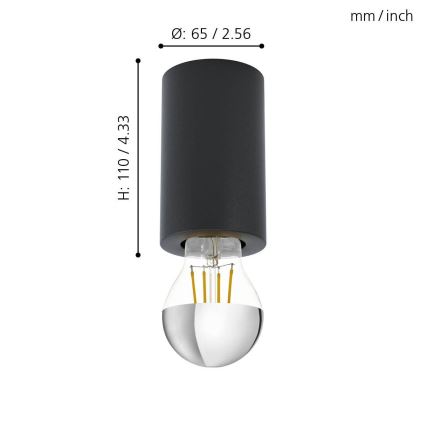 Eglo - Ceiling light 1xE27/40W/230V