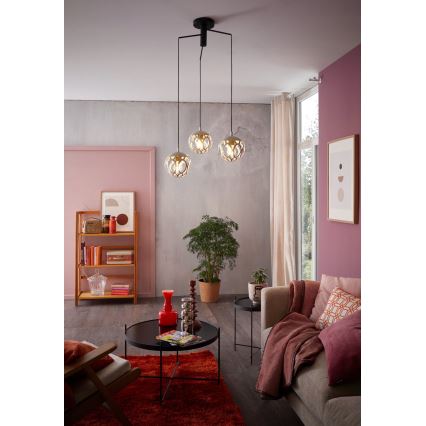 Eglo - Chandelier on a string 3xE27/60W/230V