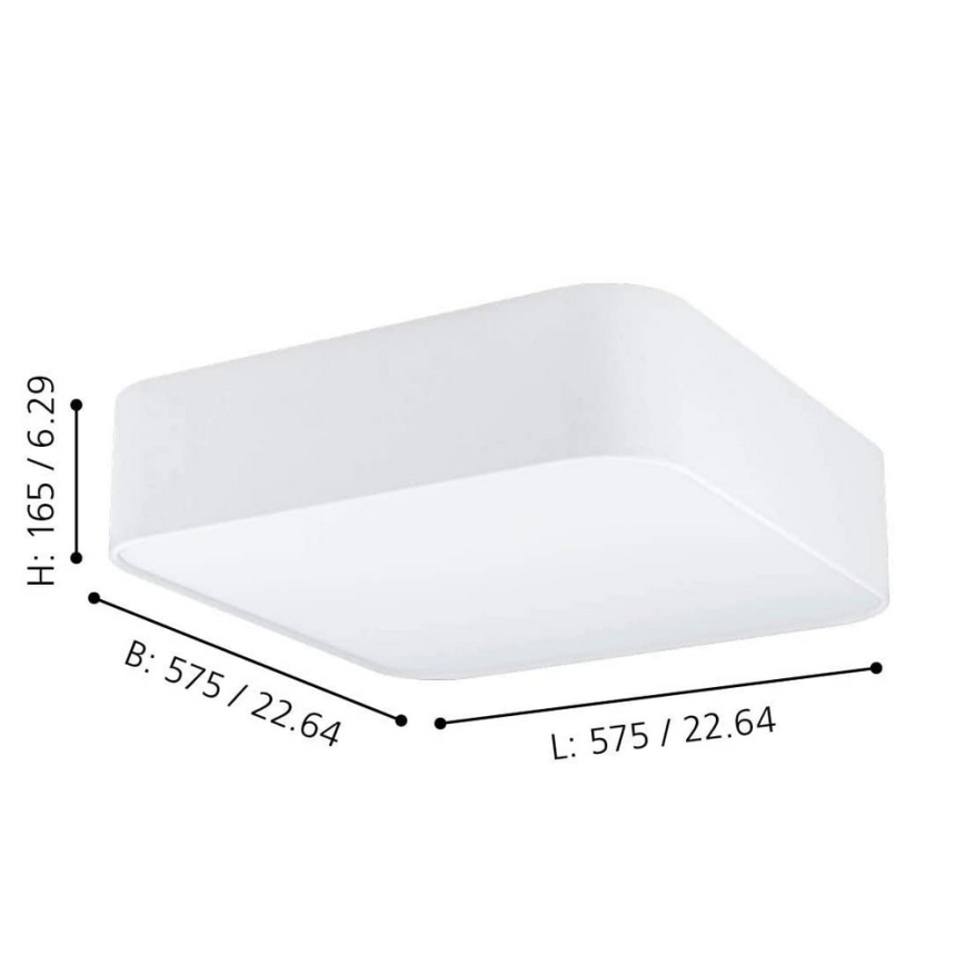 Eglo - Ceiling light 5xE27/25W/230V