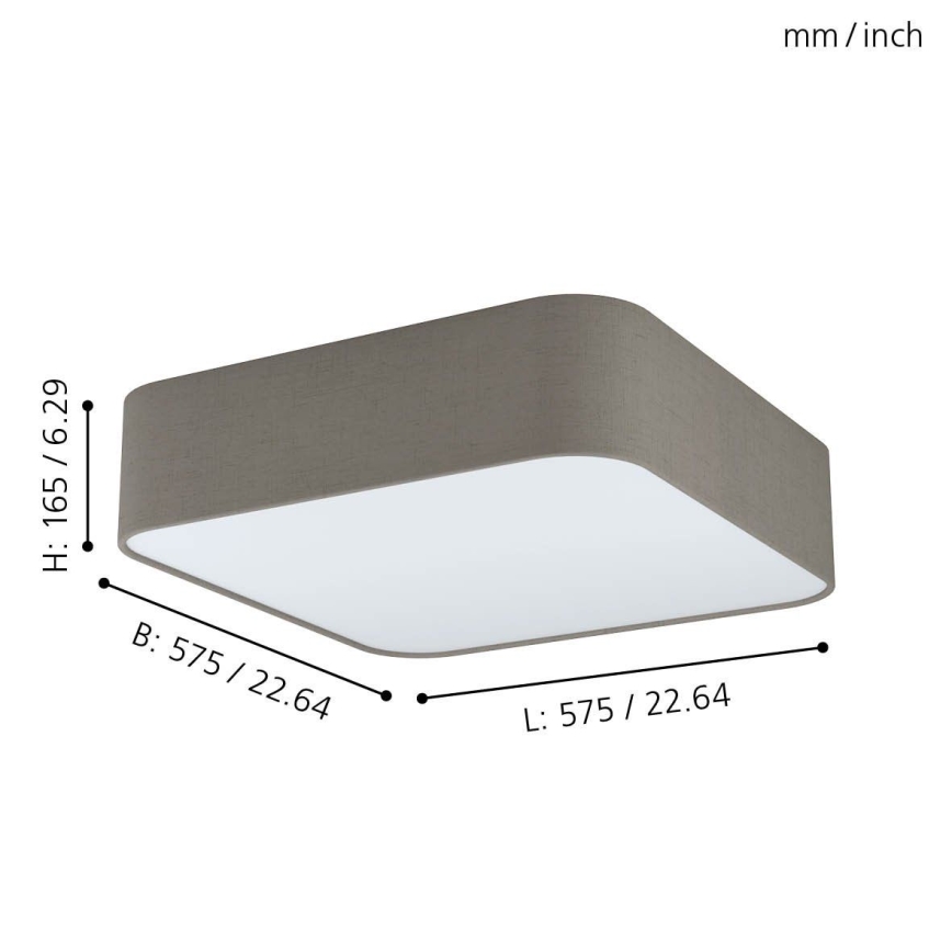 Eglo - Ceiling light 5xE27/25W/230V