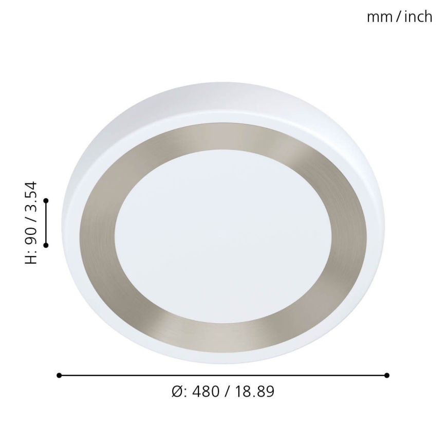 Eglo - LED Ceiling light LED/22W/230V