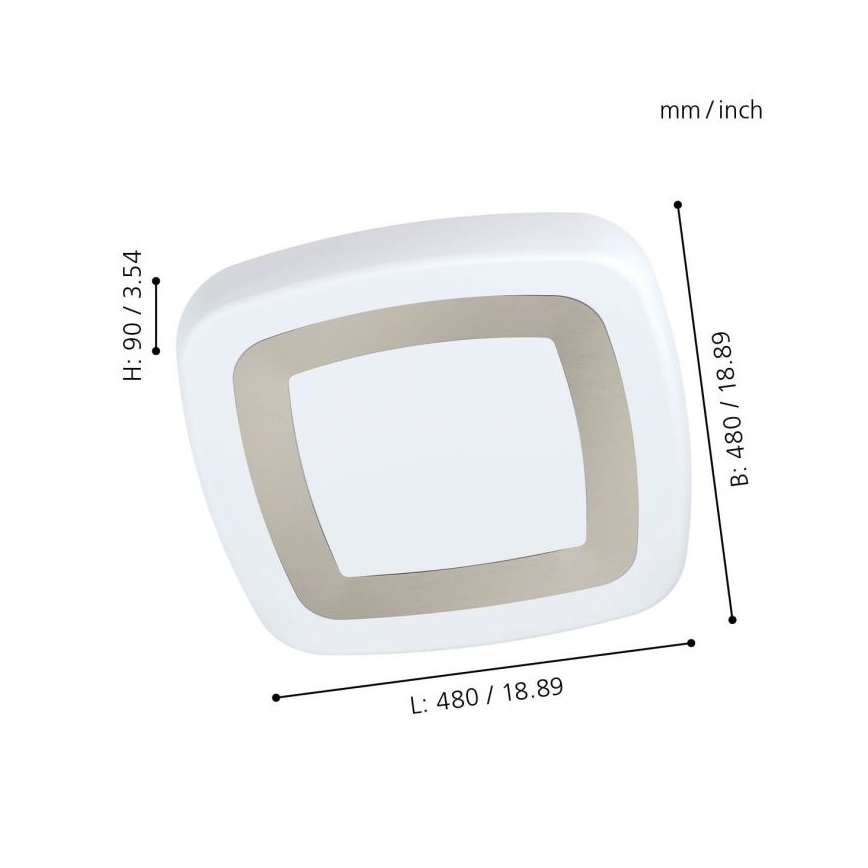Eglo - LED Ceiling light LED/22W/230V