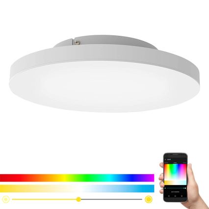 Eglo - LED RGB Dimming ceiling light TURCONA-C LED/20W/230V + RC