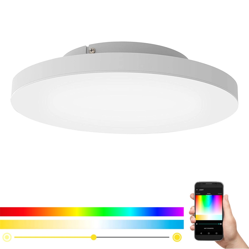 Eglo - LED RGB Dimming ceiling light TURCONA-C LED/20W/230V + RC