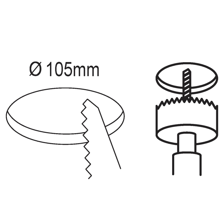 Eglo - LED suspended ceiling light LED/5,5W/230V