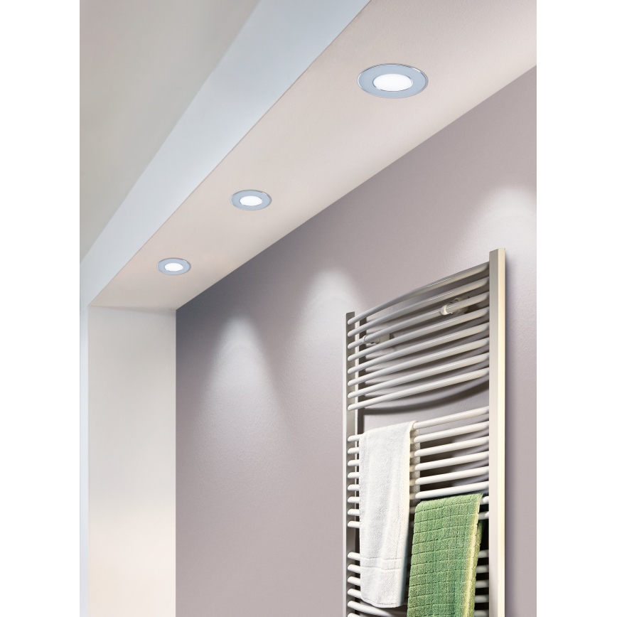 Eglo - LED Bathroom Recessed Downlight LED/2.7W/230V IP44 Ø 8.6 cm