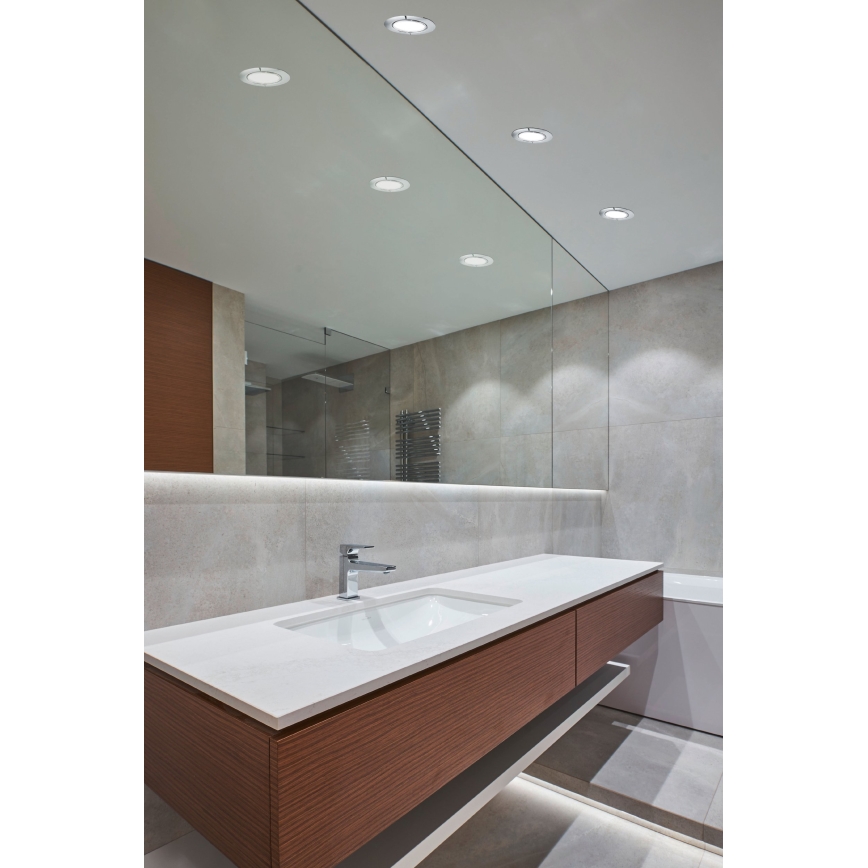 Eglo - LED Bathroom Recessed Downlight LED/2.7W/230V IP44 Ø 8.6 cm