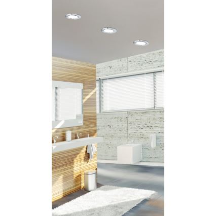 Eglo - LED Bathroom Recessed Downlight LED/2.7W/230V IP44 Ø 8.6 cm