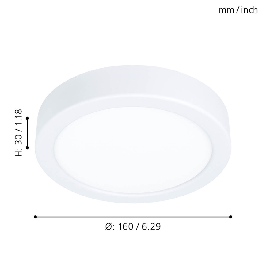 Eglo - LED Ceiling light LED/10,5W/230V