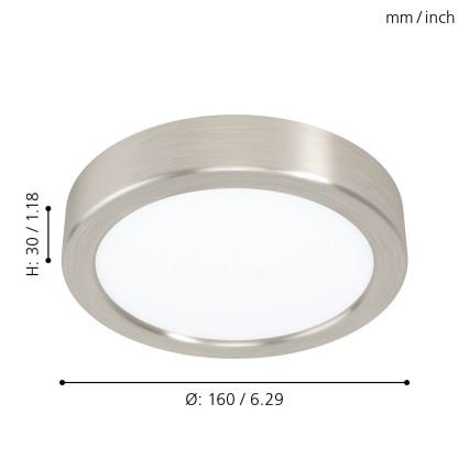 Eglo - LED Ceiling light LED/10,5W/230V